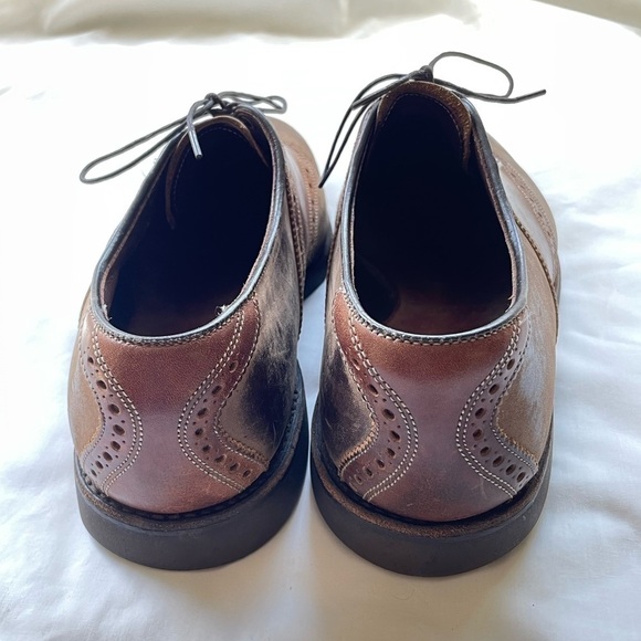 Allen Edmonds Greenwood Leather Lace Uo Derby Shoe in Brown Size 9 - Picture 8 of 10